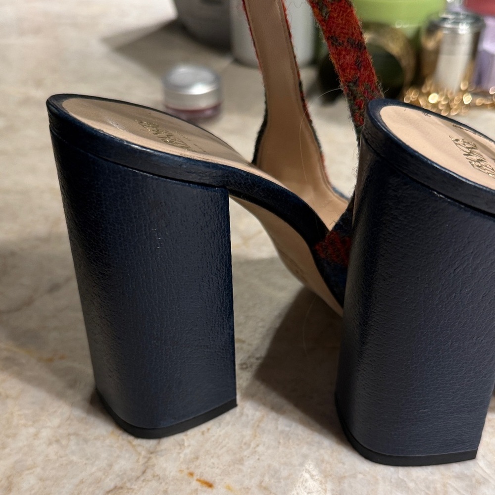 Frances Valentine Tartan Slingback Heels - Picture 8 of 8